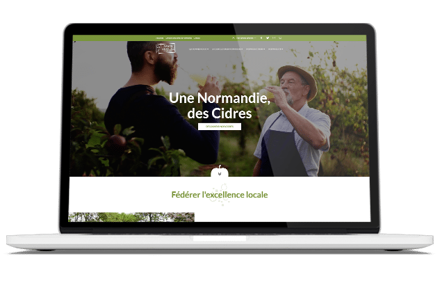 Mockup Maison Cidricole de Normandie