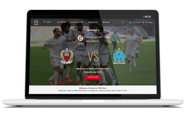 OGC Nice – Billetterie en ligne (2021-2022)