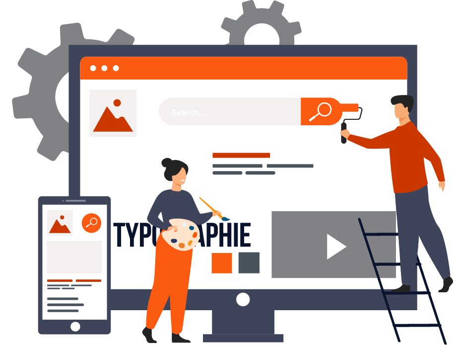 Illustration Sites vitrines