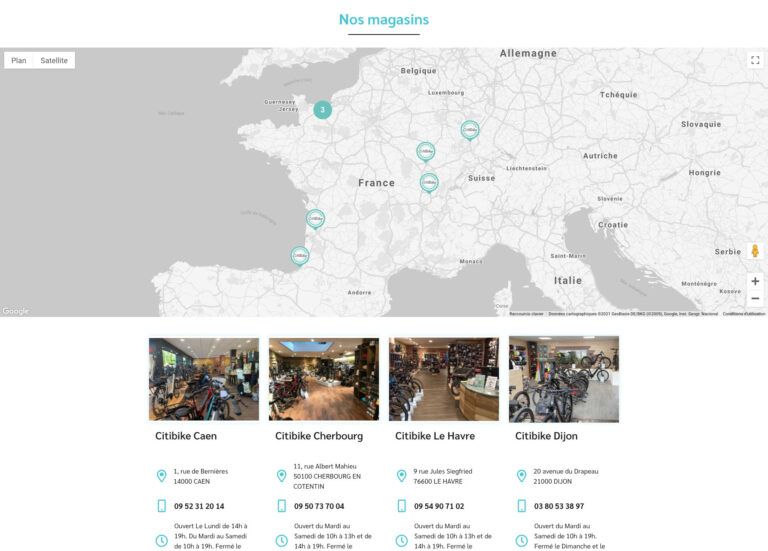 Capture du site Citibike