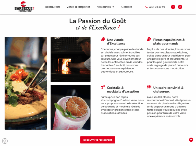 Capture du site OhBarbecue