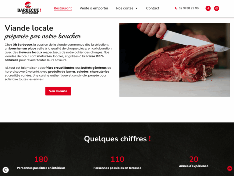 Capture du site OhBarbecue