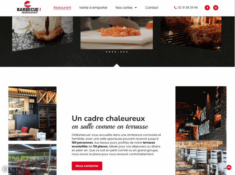Capture du site OhBarbecue