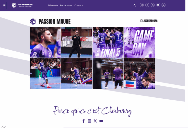Capture du site JsCherbourg
