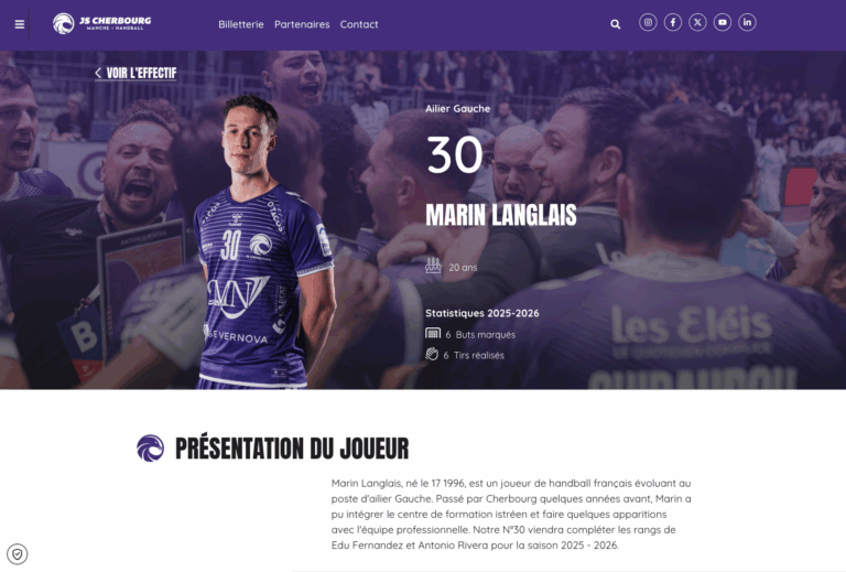 Capture du site JsCherbourg