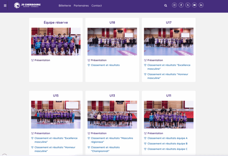 Capture du site JsCherbourg